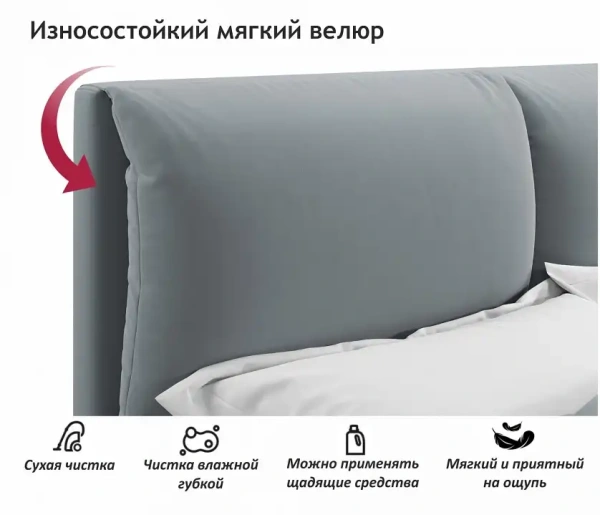 Кровать двуспальная Vita 2000x1600