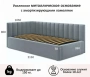 Кровать односпальная Milena
