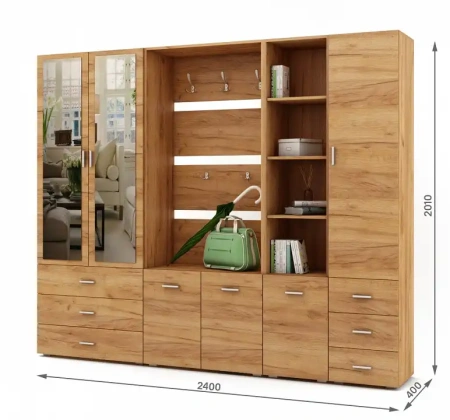 Стенка для прихожей Мартин-4