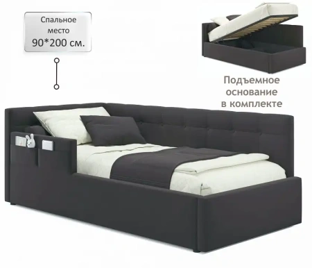 Кровать односпальная Bonna 2000x900 с ПМ