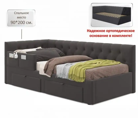 Кровать односпальная Afelia