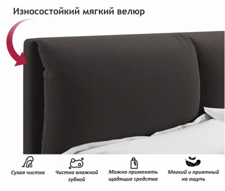Кровать двуспальная Vita 2000x1600 с ПМ