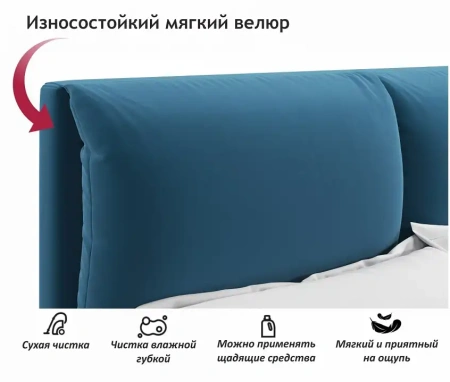 Кровать двуспальная Vita 2000x1600 с ПМ