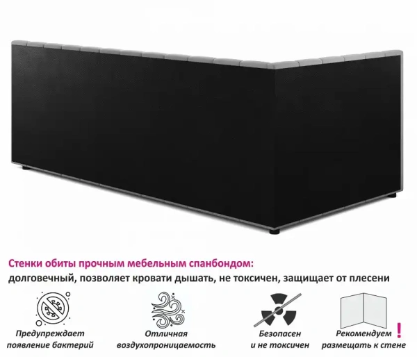 Кровать односпальная Bonna 2000x900