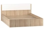 Кровать Woodville Теплиса 140x200 сонома / белый