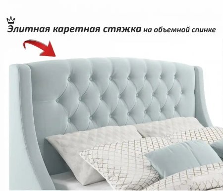 Кровать полутораспальная Stefani 2000x1400 с ПМ