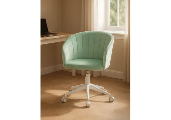 Офисное кресло Woodville Тибо confetti aquamarine