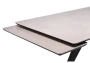 Керамический стол Notta Вилли 140(200)х80 carmen light grey / черный