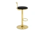 Барный стул Woodville Lusia black / gold