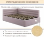 Кровать полутораспальная Aura 1200