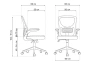 Офисное кресло Woodville by Лайфмебель Konfi light gray / white