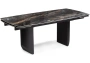 Керамический стол Woodville Маре 200(260)х100х77 neodom titanium lawa nero / черный