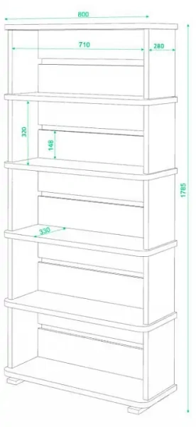 Стеллаж Домино СБ-25/5