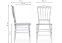 Пластиковый стул Woodville Chiavari white