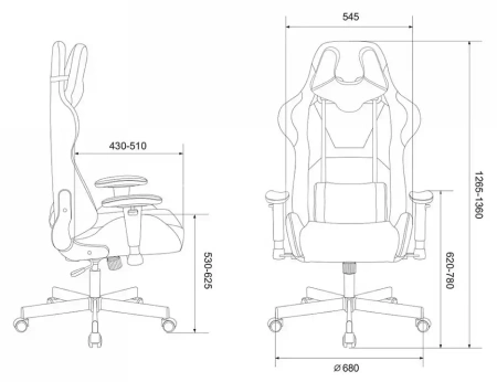 Кресло игровое Viking Knight LT10 FABRIC