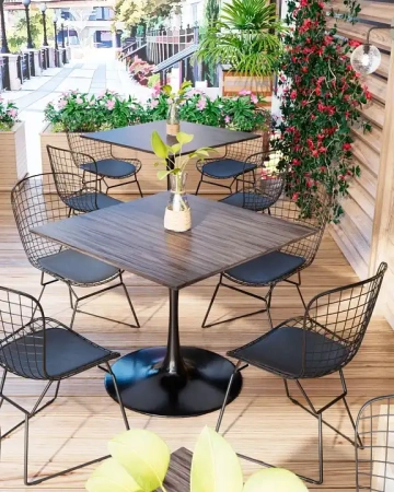 Набор из 4 стульев Bertoia
