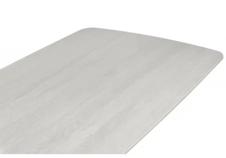 Керамический стол Woodville Grig 165(240)x90 серо-бежевый