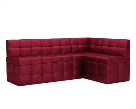 Атлантис Правый угол (Бархат красный STAR VELVET 3 DARK RED) 212х84х135 см