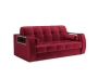Диван аккордеон Барон №3 НПБ 155х200 см (Бархат красный STAR VELVET 3 DARK RED)