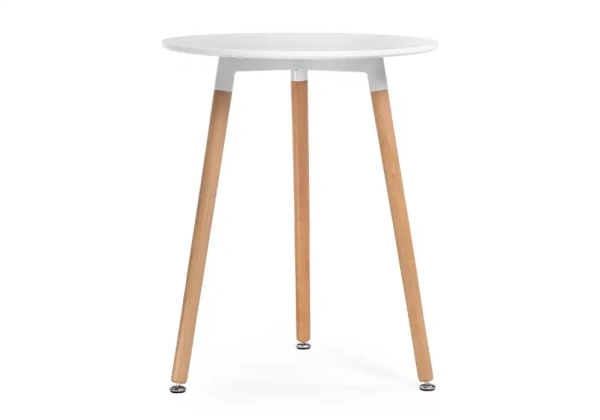 Стол деревянный Woodville by Лайфмебель Lorini 60 white / wood