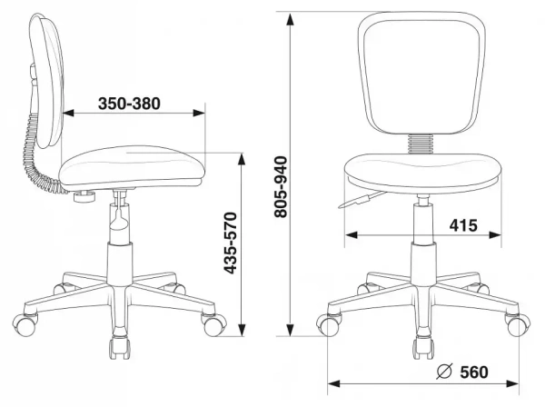 Стул компьютерный CH-W204NX