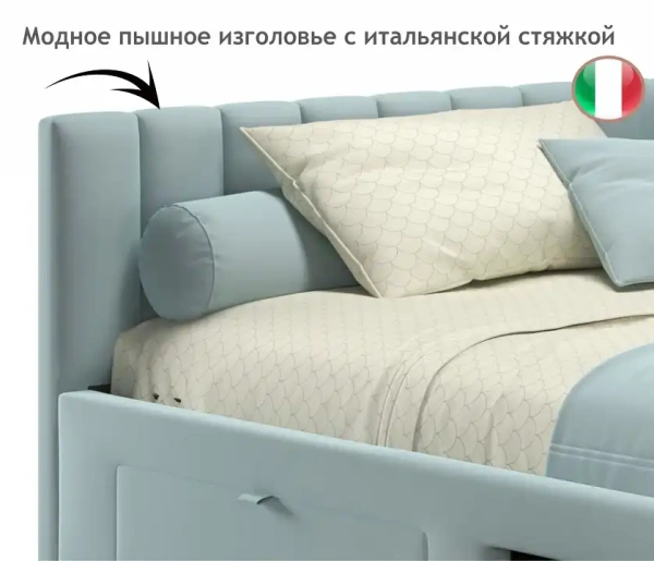 Кровать полутораспальная Milena 2000x1200