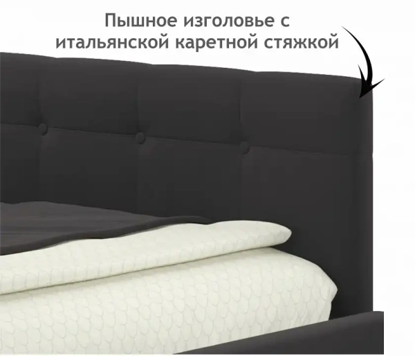 Кровать полутораспальная Bonna 2000x1200