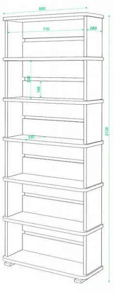 Стеллаж Домино СБ-25/6