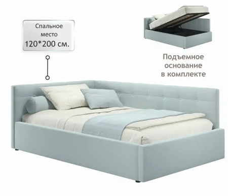 Кровать полутораспальная Bonna 2000x1200 с ПМ
