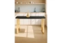 Керамический стол Notta by Лайфмебель Селена 2 140х80 черный мрамор / золото