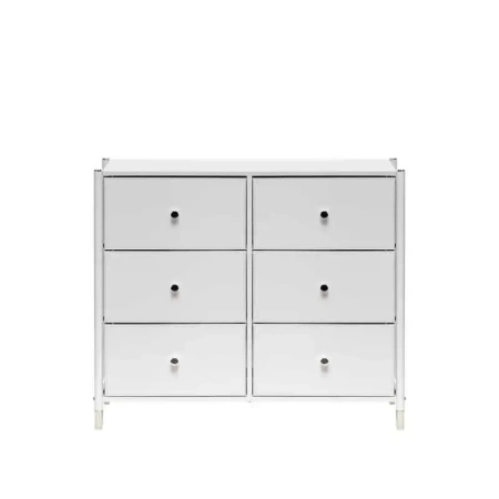 Комод Leset Нирита/Хайди, 6 ящиков, Белый