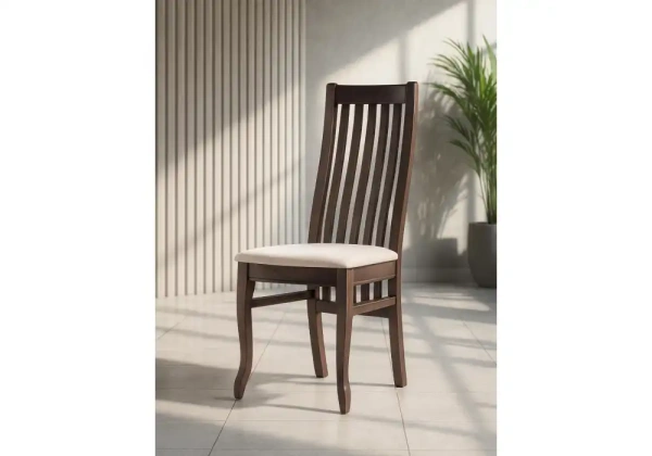 Стул деревянный Woodville Арлет ткань Tenerife latte / венге коричневый