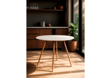 Стол деревянный Woodville by Лайфмебель Table 90 white / wood