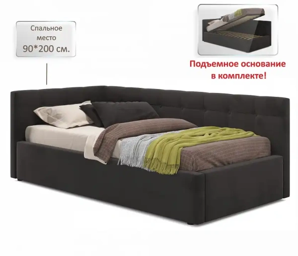 Кровать односпальная Bonna с матрасом АСТРА 2000x900