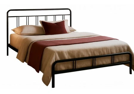 Кровать Woodville Рейк 140х200 черная