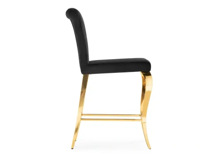 Барный стул Woodville Joan black / gold