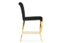 Барный стул Woodville Joan black / gold