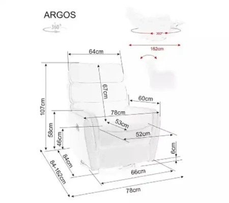 Кресло Argos Raven 30