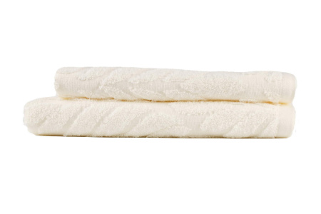 Flowers (крем) 50х90 Полотенце Жаккард