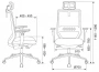 Кресло компьютерное Бюрократ MC-612N-H