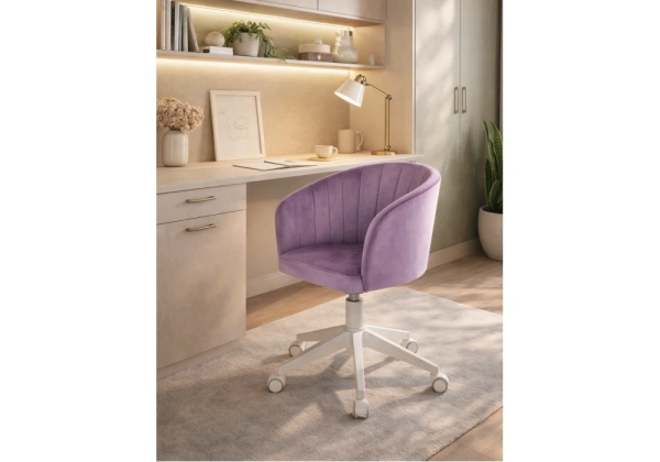 Офисное кресло Woodville Тибо сиреневый