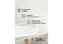 Стол деревянный Woodville Lorini 60 white / wood