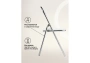 Стул на металлокаркасе Woodville Fold 1 складной white / chrome