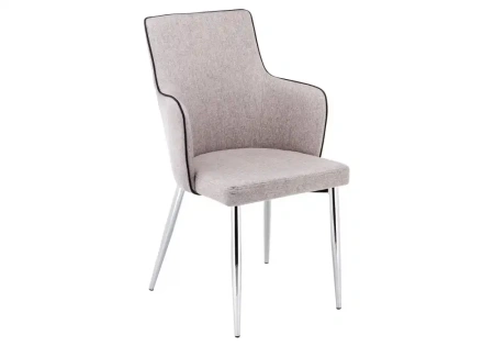 Стул на металлокаркасе Woodville Benza beige fabric