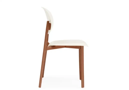 Пластиковый стул Woodville Mokka brown / milky