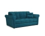 Диван аккордеон Гранд ППУ 180х200 см (бархат сине-зеленый STAR VELVET 43 BLACK GREEN)