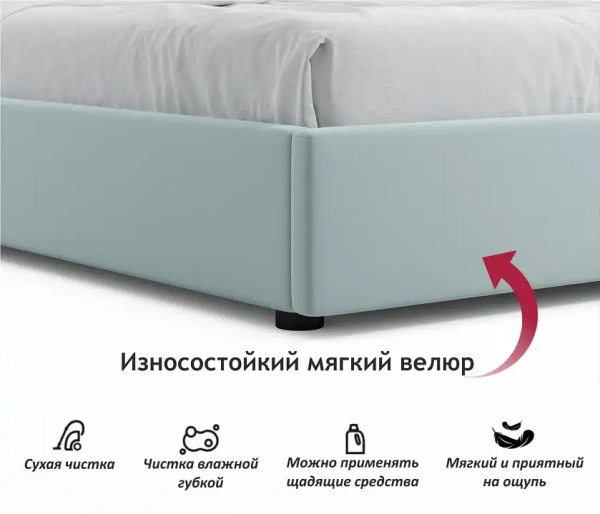 Кровать двуспальная Base 2000x1600 с ПМ