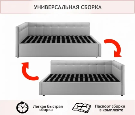 Кровать полутораспальная Bonna 2000x1200
