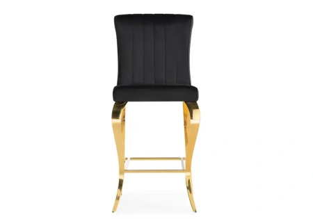 Барный стул Woodville Joan black / gold
