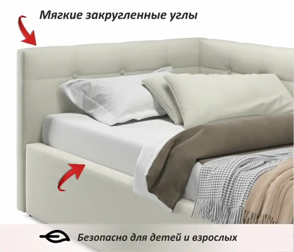 Кровать односпальная Bonna с матрасом АСТРА 2000x900